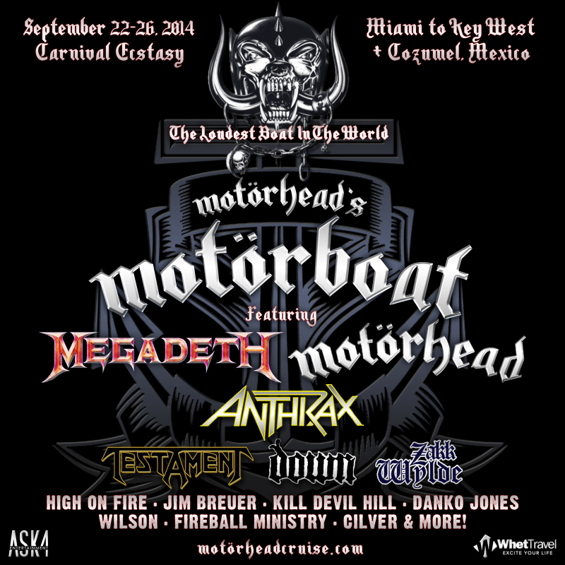 Illustration for article titled Weâre giving away two spots on Motörheadâs Motörboat cruise